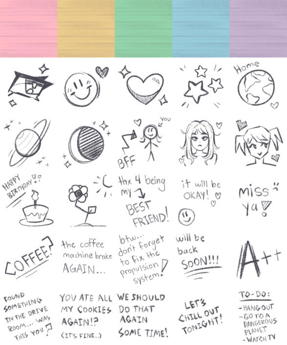Sticky Notes Spritesheet Sticky Notes Spritesheet
