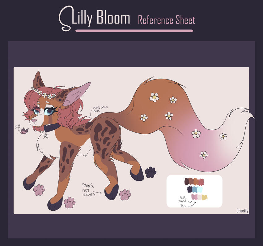 Lilly Bloom Reference Sheet Lilly Bloom Reference Sheet
