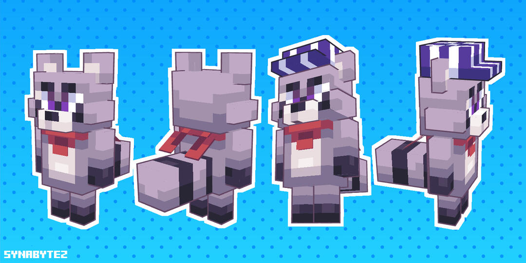 Rambley the Raccoon Model Rambley the Raccoon Model