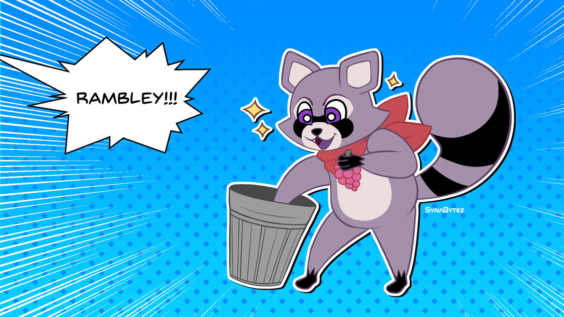 Rambley the Raccoon Fanart Rambley the Raccoon Fanart