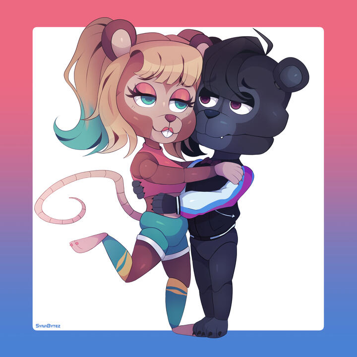 Becca and Darren Fullbody Becca and Darren Fullbody