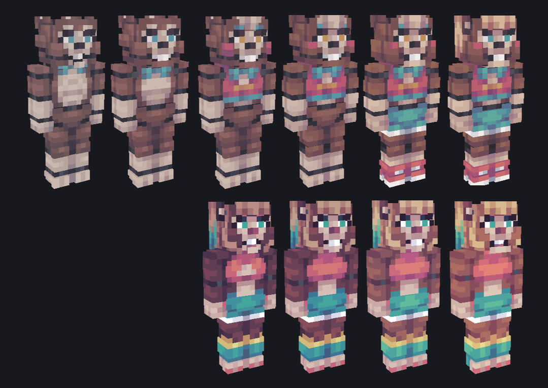 Becca the Rat Evolution (FNAF OC)